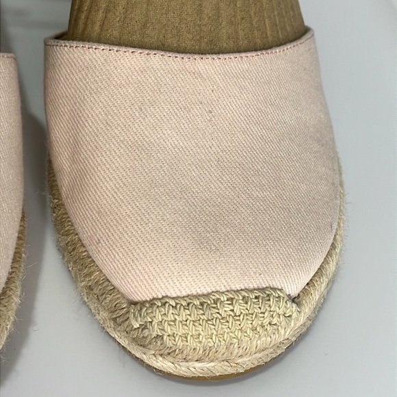 Stuart Weitzman Women's Espadrille Wedge Shoes Ankle Strap Size 10.5 Beach Coast - Picture 4 of 16